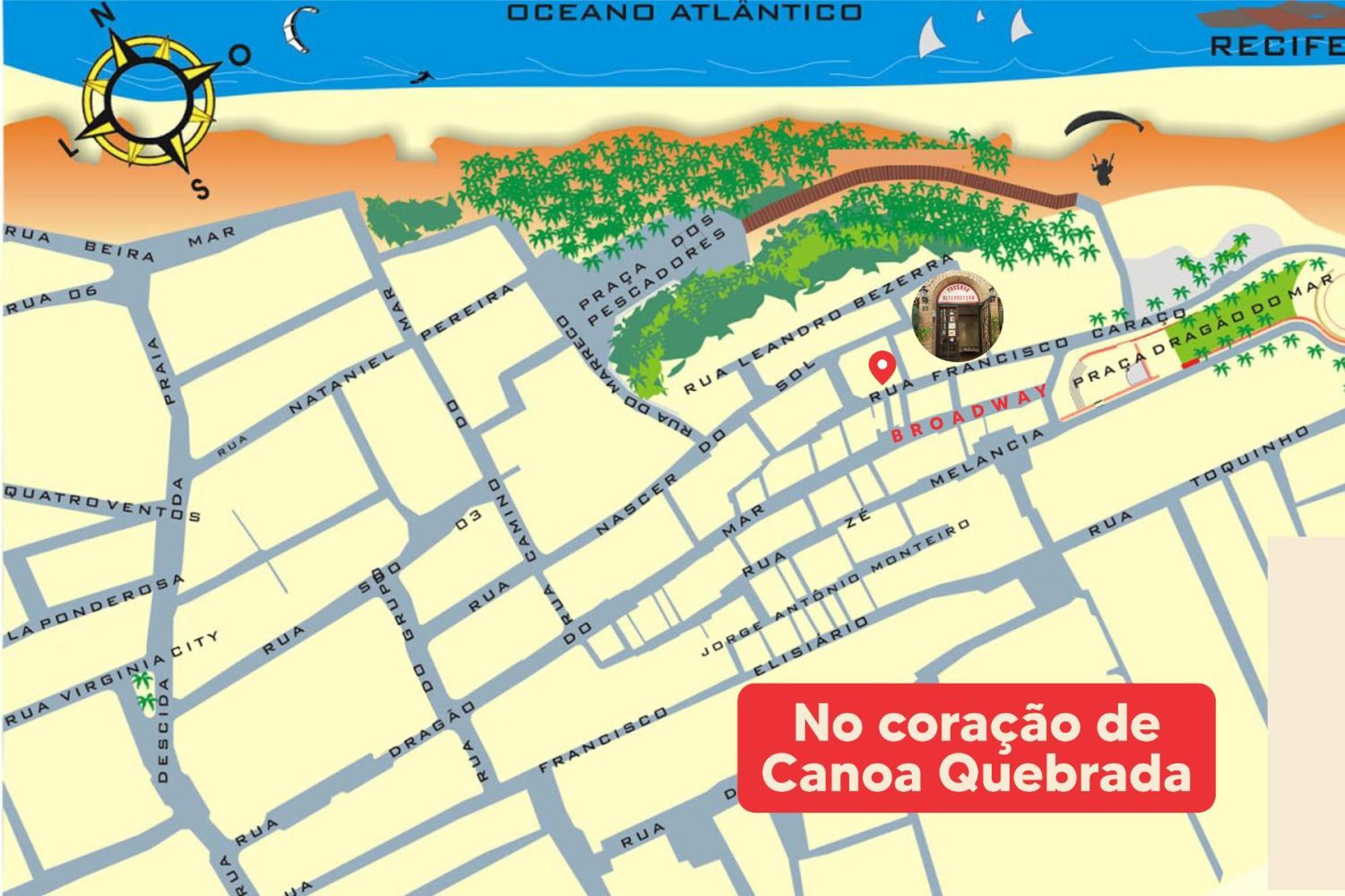 Pousada Alternativa Canoa Quebrada Bagian luar foto